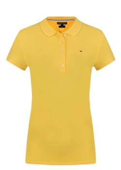koszulka damska polo tommy hilfiger zółta ze sklepu Royal Shop w kategorii Bluzki damskie - zdjęcie 141563895