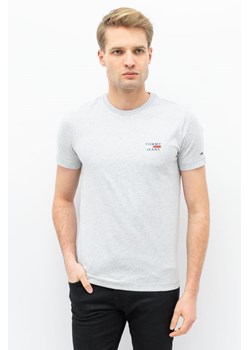 t-shirt męski tommy jeans dm0dm10099 jasnoszary ze sklepu Royal Shop w kategorii T-shirty męskie - zdjęcie 141564196