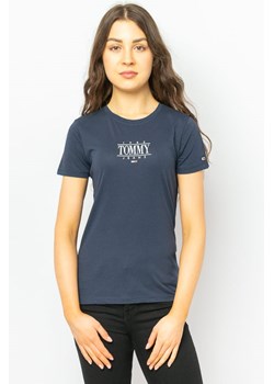 t-shirt damski tommy jeans granatowy ze sklepu Royal Shop w kategorii Bluzki damskie - zdjęcie 141564975
