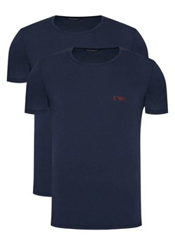 t-shirt męski emporio armani 111670 1a715 granatowy 2 pack ze sklepu Royal Shop w kategorii T-shirty męskie - zdjęcie 141565058