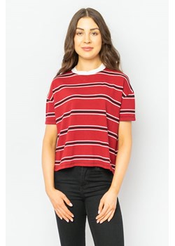 t-shirt damski tommy hilfiger dw0dw04692 czerwony ze sklepu Royal Shop w kategorii Bluzki damskie - zdjęcie 141565556