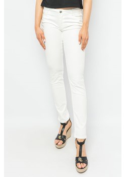 jeansy damskie trusardi 56j00003 1t005759 białe ze sklepu Royal Shop w kategorii Jeansy damskie - zdjęcie 141566086