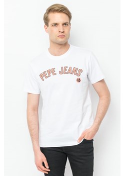 t-shirt męski pepe jeans pm508256 biały ze sklepu Royal Shop w kategorii T-shirty męskie - zdjęcie 141566819
