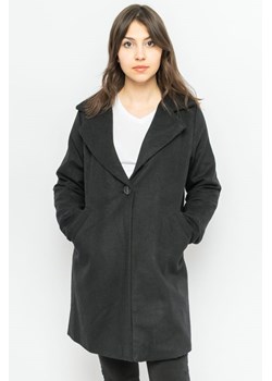 płaszcz damski czarny ze sklepu Royal Shop w kategorii Płaszcze damskie - zdjęcie 141567239