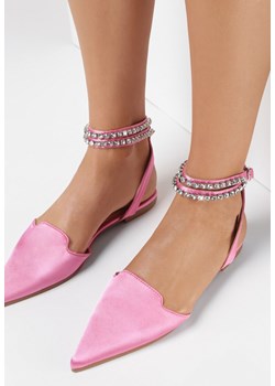 Różowe Sandały Proniore ze sklepu born2be.pl w kategorii Balerinki - zdjęcie 141671875