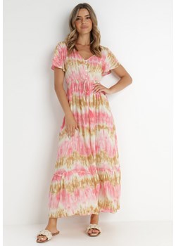 Różowa Sukienka Gleeson ze sklepu Born2be Odzież w kategorii Sukienki - zdjęcie 141713605