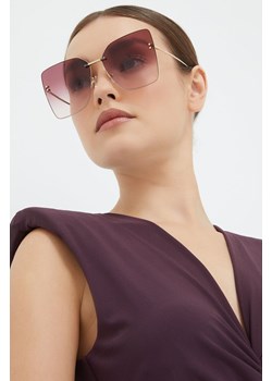 Okulary przeciwsłoneczne damskie Alexander McQueen - ANSWEAR.com