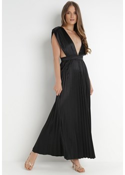 Czarna Sukienka Aedice ze sklepu Born2be Odzież w kategorii Sukienki - zdjęcie 141826315