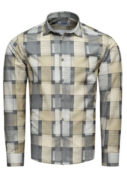 Koszula męska w kratę styl retro Recea ze sklepu Recea.pl w kategorii Koszule męskie - zdjęcie 141826709