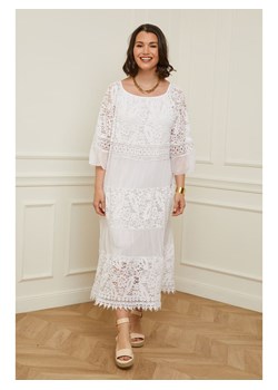 Sukienka w kolorze białym ze sklepu Limango Polska w kategorii Sukienki - zdjęcie 141828425