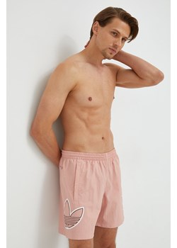 adidas Originals szorty kąpielowe kolor różowy ze sklepu ANSWEAR.com w kategorii Kąpielówki - zdjęcie 141829868
