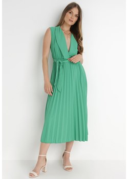 Zielona Sukienka Ymir ze sklepu Born2be Odzież w kategorii Sukienki - zdjęcie 141830269