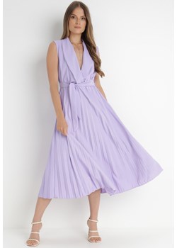 Jasnofioletowa Sukienka Ymir ze sklepu Born2be Odzież w kategorii Sukienki - zdjęcie 141830275