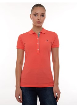 Koszulka polo "Crystal" w kolorze pomarańczowym ze sklepu Limango Polska w kategorii Bluzki damskie - zdjęcie 141897926