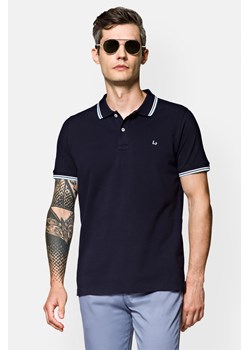 Koszulka Granatowa 2 Polo Adrian ze sklepu Lancerto S.A. w kategorii T-shirty męskie - zdjęcie 141911575