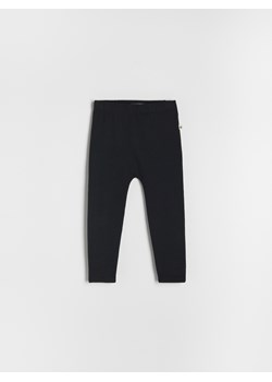 Reserved - Dzianinowe getry - czarny - id: 3856N-99X - marki Reserved - 141938045 Reserved - Dzianinowe getry - czarny ze sklepu Reserved w kategorii Legginsy niemowlęce - zdjęcie 141938045