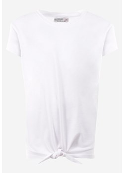 Biała Koszulka Laodamia ze sklepu Born2be Odzież w kategorii Bluzki dziewczęce - zdjęcie 141968048