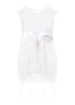 Biała Sukienka Jerasius ze sklepu Born2be Odzież w kategorii Sukienki dziewczęce - zdjęcie 141968096