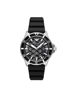 Zegarek EMPORIO ARMANI - Diver AR60062 Black/Black ze sklepu eobuwie.pl w kategorii Zegarki - zdjęcie 141987579