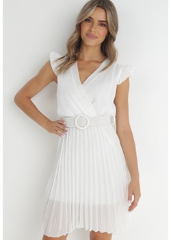 Biała Sukienka Geving ze sklepu Born2be Odzież w kategorii Sukienki - zdjęcie 141991798