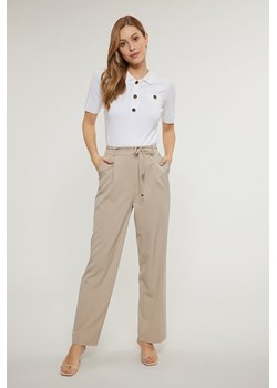 Spodnie z prostymi nogawkami ze sklepu MONNARI w kategorii Spodnie damskie - zdjęcie 142076269