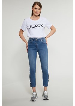 Jeansowe spodnie damskie ze sklepu MONNARI w kategorii Jeansy damskie - zdjęcie 142079978