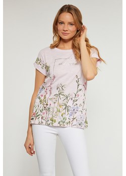 T-shirt z motywem kwiatów ze sklepu MONNARI w kategorii Bluzki damskie - zdjęcie 142080345