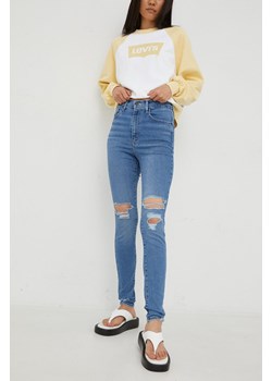 Levi&apos;s jeansy MILE HIGH SUPER SKINNY damskie high waist ze sklepu ANSWEAR.com w kategorii Jeansy damskie - zdjęcie 142084966