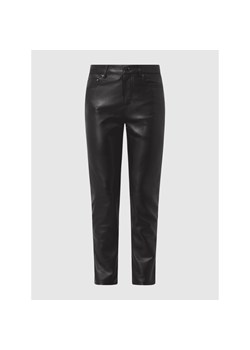 Spodnie skórzane z 5 kieszeniami model ‘Clarissa’ ze sklepu Peek&Cloppenburg  w kategorii Spodnie damskie - zdjęcie 142093346