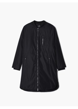 Cropp - Czarny płaszcz - czarny ze sklepu Cropp w kategorii Płaszcze damskie - zdjęcie 142157608