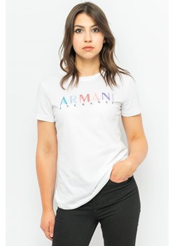 t-shirt damski armani exchange 3lyt66 yj8qz biały ze sklepu Royal Shop w kategorii Bluzki damskie - zdjęcie 142187608