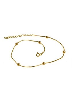 Srebrna bransoletka 925 łańcuszek z kulkami na nogę ze sklepu LOVRIN w kategorii Bransoletki - zdjęcie 142215908
