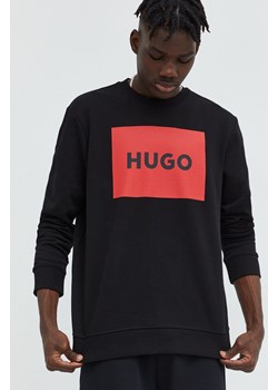 Hugo bluza bawełniana 50467944 z nadrukiem 50467944 ze sklepu ANSWEAR.com w kategorii Bluzy męskie - zdjęcie 142258826