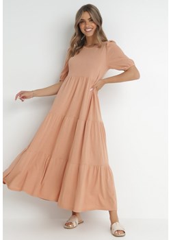Różowa Sukienka Bawełniana Ulrika ze sklepu Born2be Odzież w kategorii Sukienki - zdjęcie 142266376