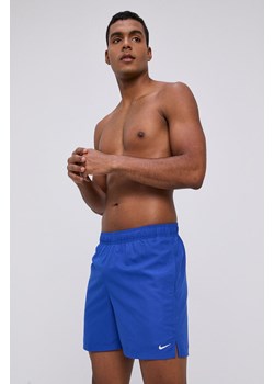 Nike szorty kąpielowe kolor niebieski ze sklepu ANSWEAR.com w kategorii Kąpielówki - zdjęcie 142397239