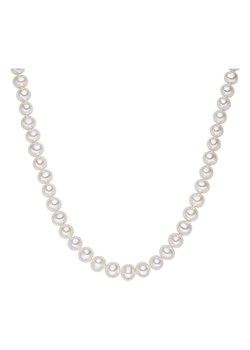 Naszyjnik perłowy w kolorze białym - dł. 55 cm ze sklepu Limango Polska w kategorii Naszyjniki - zdjęcie 142460837