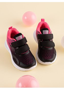 buty sportowe dziecięce shelovet z zapięciem na rzep różowe czarne ze sklepu czasnabuty.pl w kategorii Buty sportowe dziecięce - zdjęcie 142461559