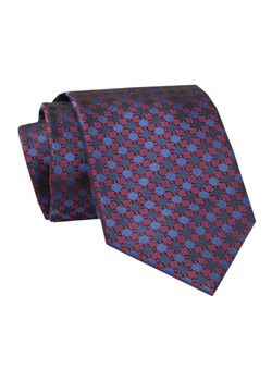 Męski Krawat - ALTIES - Klasyczny - Delikatne Groszki KRALTS0714 ze sklepu JegoSzafa.pl w kategorii Krawaty - zdjęcie 142461859