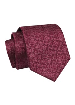 Krawat - ALTIES - Bordowy z Delikatnym Deseniem KRALTS0748 ze sklepu JegoSzafa.pl w kategorii Krawaty - zdjęcie 142509516