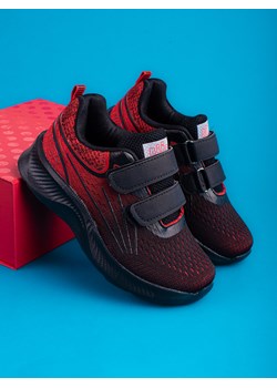 sneakersy chłopięce shelovet materiałowe czerwono czarne ze sklepu czasnabuty.pl w kategorii Buty sportowe dziecięce - zdjęcie 142510768