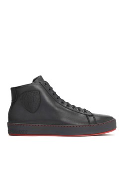 Czarne sneakersy męskie ze sklepu Kazar w kategorii Trampki męskie - zdjęcie 142533535