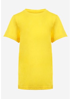 Żółta Koszulka Acseasi ze sklepu Born2be Odzież w kategorii T-shirty chłopięce - zdjęcie 142550308