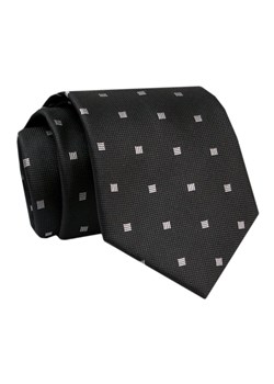 Krawat - ALTIES - Czarny w Drobne Kwadraciki KRALTS0766 ze sklepu JegoSzafa.pl w kategorii Krawaty - zdjęcie 142557068