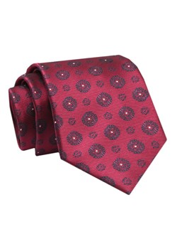 Krawat - ALTIES - Czerwony w Oryginalne Grochy KRALTS0758 ze sklepu JegoSzafa.pl w kategorii Krawaty - zdjęcie 142557076