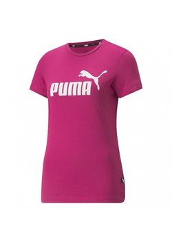 Damski t-shirt z nadrukiem PUMA ESS LOGO TEE ze sklepu Sportstylestory.com w kategorii Bluzki damskie - zdjęcie 142560975