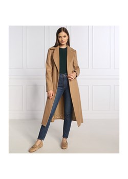 Calvin Klein Wełniany płaszcz | z dodatkiem kaszmiru ze sklepu Gomez Fashion Store w kategorii Płaszcze damskie - zdjęcie 142614186