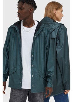 Rains kurtka przeciwdeszczowa kolor zielony przejściowa ze sklepu ANSWEAR.com w kategorii Kurtki męskie - zdjęcie 142627645