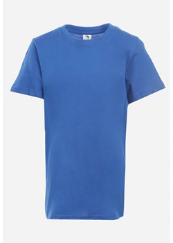 Granatowa Koszulka Myrithixie ze sklepu Born2be Odzież w kategorii T-shirty chłopięce - zdjęcie 142654529