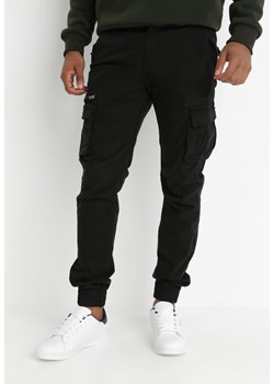 Czarne Spodnie Spanghero ze sklepu Born2be Odzież w kategorii Spodnie męskie - zdjęcie 142654535