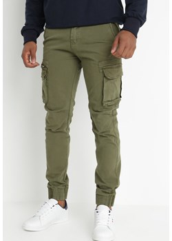 Zielone Spodnie Spanghero ze sklepu Born2be Odzież w kategorii Spodnie męskie - zdjęcie 142762917